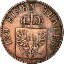 Coin, German States, PRUSSIA, Friedrich Wilhelm IV, 3 Pfennig, 1858, Berlin