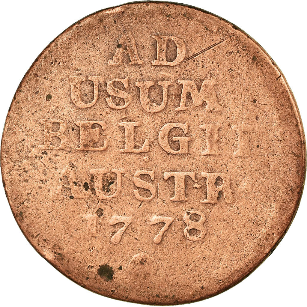 Coin, AUSTRIAN NETHERLANDS, Maria Theresa, Liard, Oord, 1778, Brussels