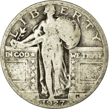 Moneta, USA, Standing Liberty Quarter, Quarter, 1927, U.S. Mint, Philadelphia