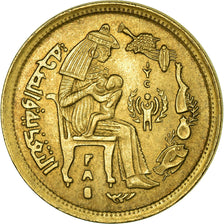 Coin, Egypt, 10 Milliemes, 1979/AH1399, EF(40-45), Brass, KM:483