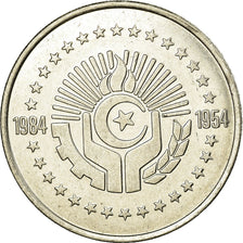 Monnaie, Algeria, 5 Dinars, UNDATED (1984), Paris, TTB, Nickel, KM:114