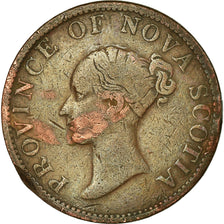 Coin, NOVA SCOTIA, Halfpenny Token, 1843, Royal Canadian Mint, Ottawa