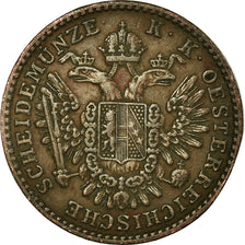 Coin, Austria, Franz Joseph I, 1/2 Kreuzer, 1851, EF(40-45), Copper, KM:2181
