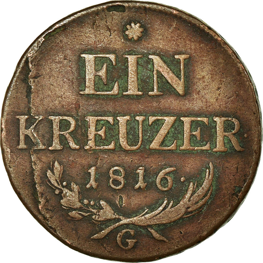 Coin, Austria, Franz II (I), Kreuzer, 1816, VF(30-35), Copper, KM:2113