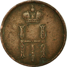 Coin, Russia, Nicholas I, Denga, 1/2 Kopek, 1850, Ekaterinbourg, VF(30-35)