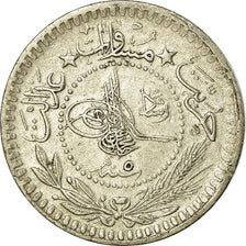 Coin, Turkey, Muhammad V, 5 Para, 1913/AH1327, Qustantiniyah, AU(55-58), Nickel
