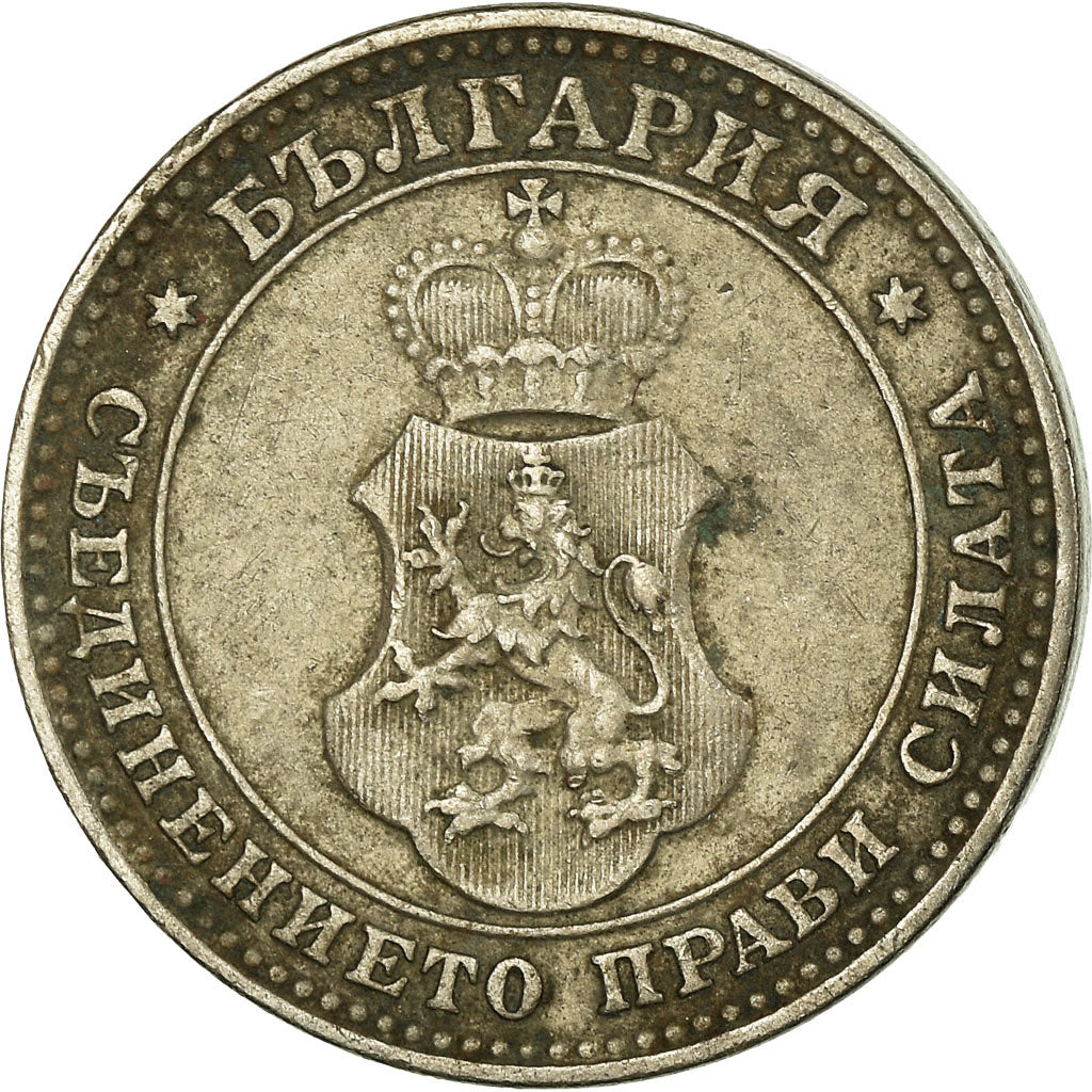 Coin, Bulgaria, 10 Stotinki, 1912, VF(30-35), Copper-nickel, KM:25