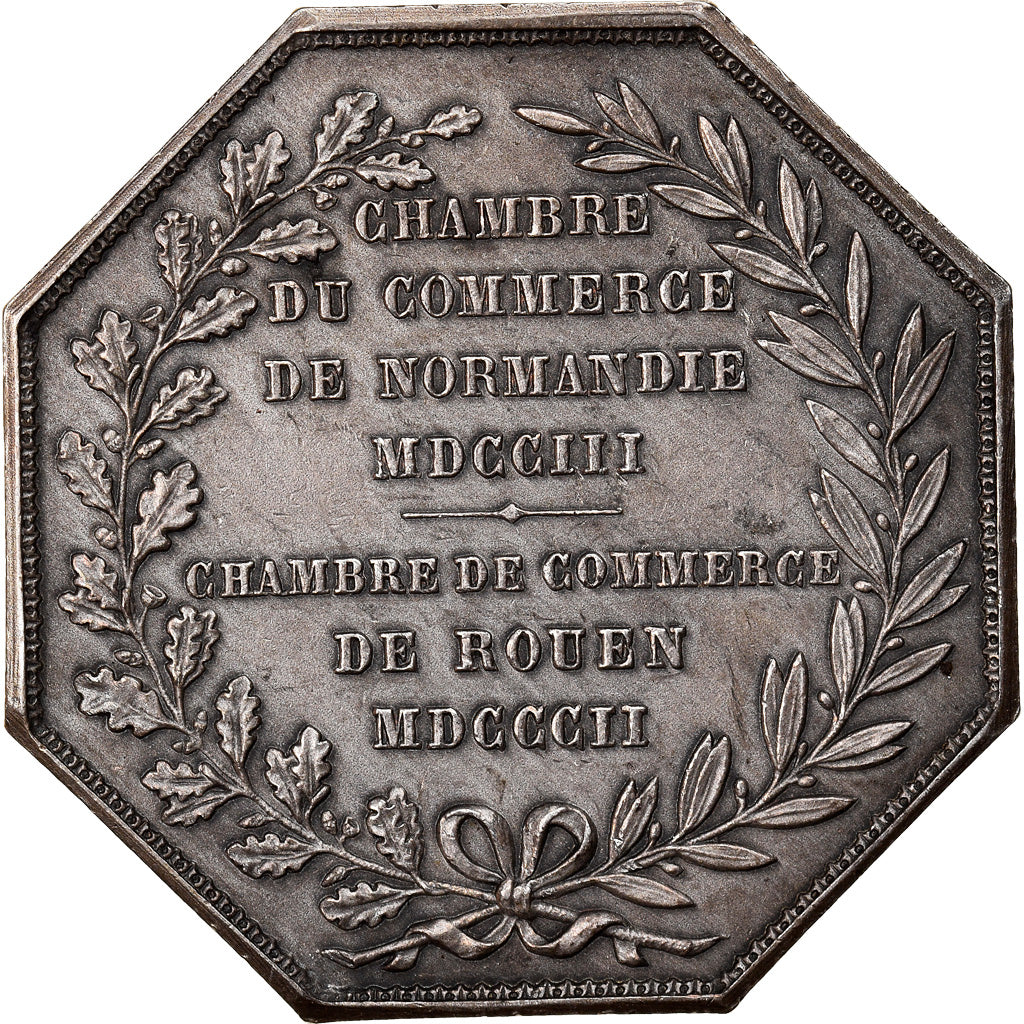 France, Token, Chambre de Commerce de Rouen, Business & industry, 1802, Lecomte