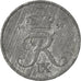 DENMARK, Ore, 1957, Copenhagen, KM #839.2, VF(30-35), Zinc, 16, 1.59
