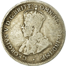 Coin, Australia, George V, Threepence, 1911, VF(20-25), Silver, KM:24