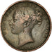 Moneta, Gran Bretagna, Victoria, Farthing, 1853, MB+, Rame, KM:725