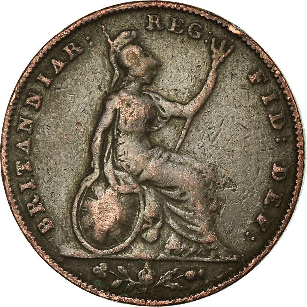 Moneta, Gran Bretagna, Victoria, Farthing, 1853, MB+, Rame, KM:725