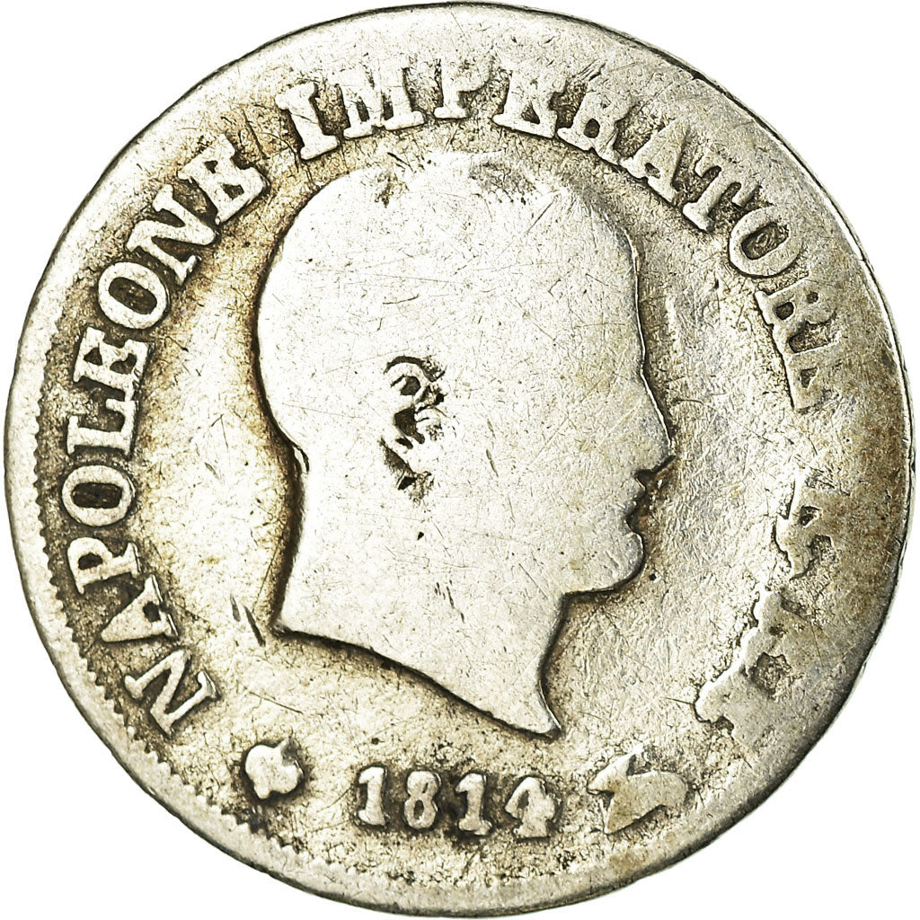 Coin, ITALIAN STATES, KINGDOM OF NAPOLEON, Napoleon I, 10 Soldi, 1814, Milan