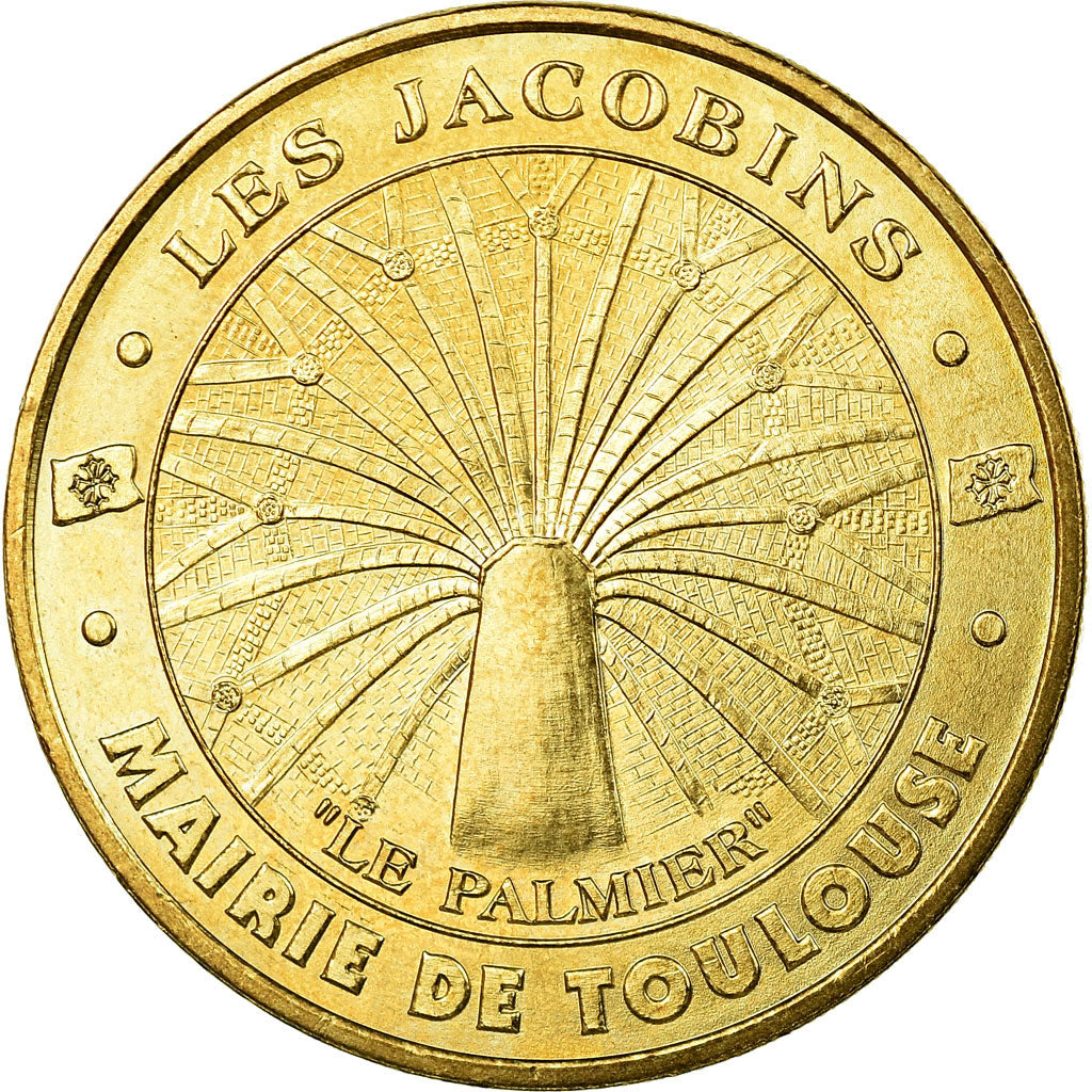 France, Jeton, Jeton Touristique, 31/ Les Jacobins - Palmier - Toulouse, Arts &
