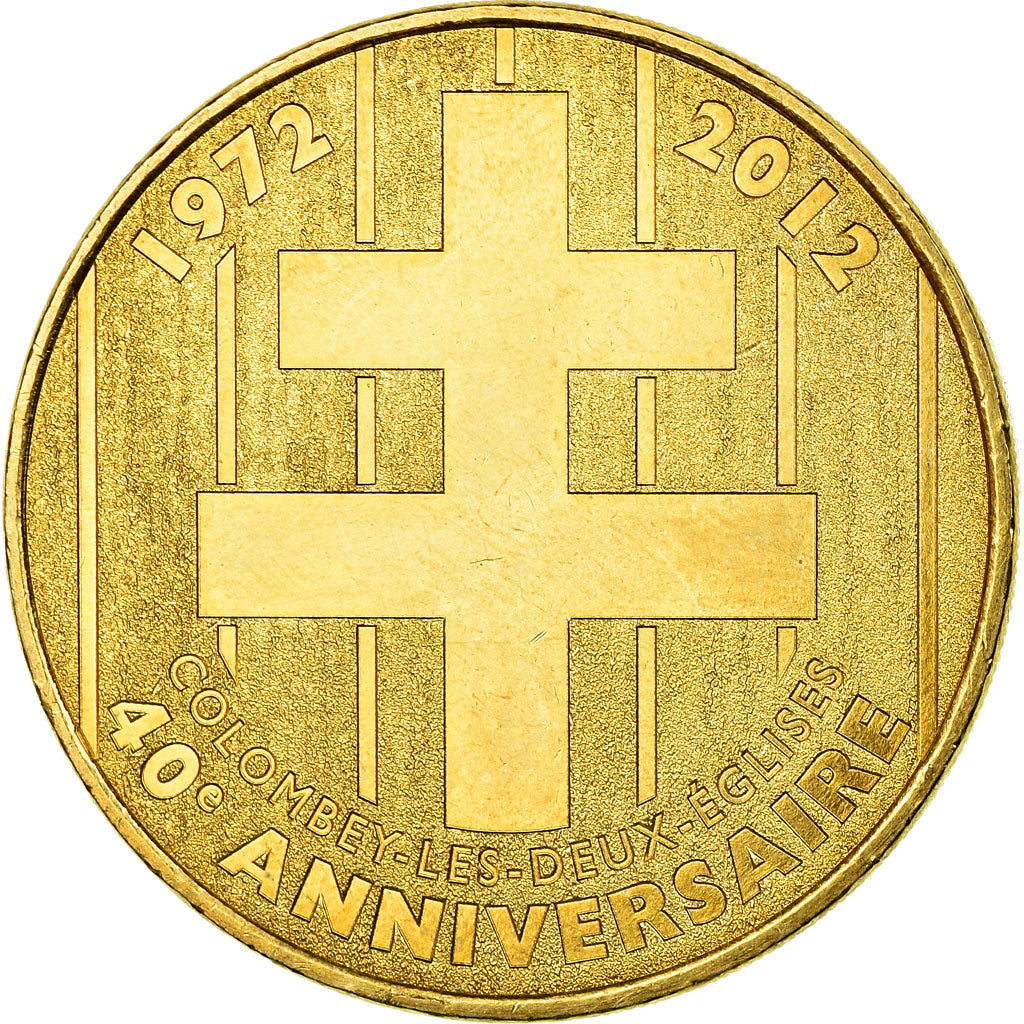 France, Token, Touristic token, Colombey Les Deux Eglises - n°2- Croix de