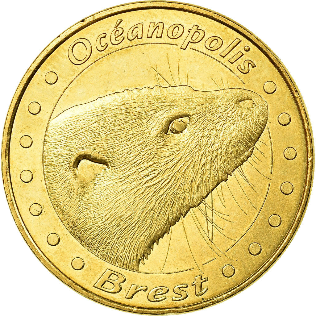 Frankreich, Token, Touristic token, 29/ Océanopolis - Brest - Loutre, Arts &