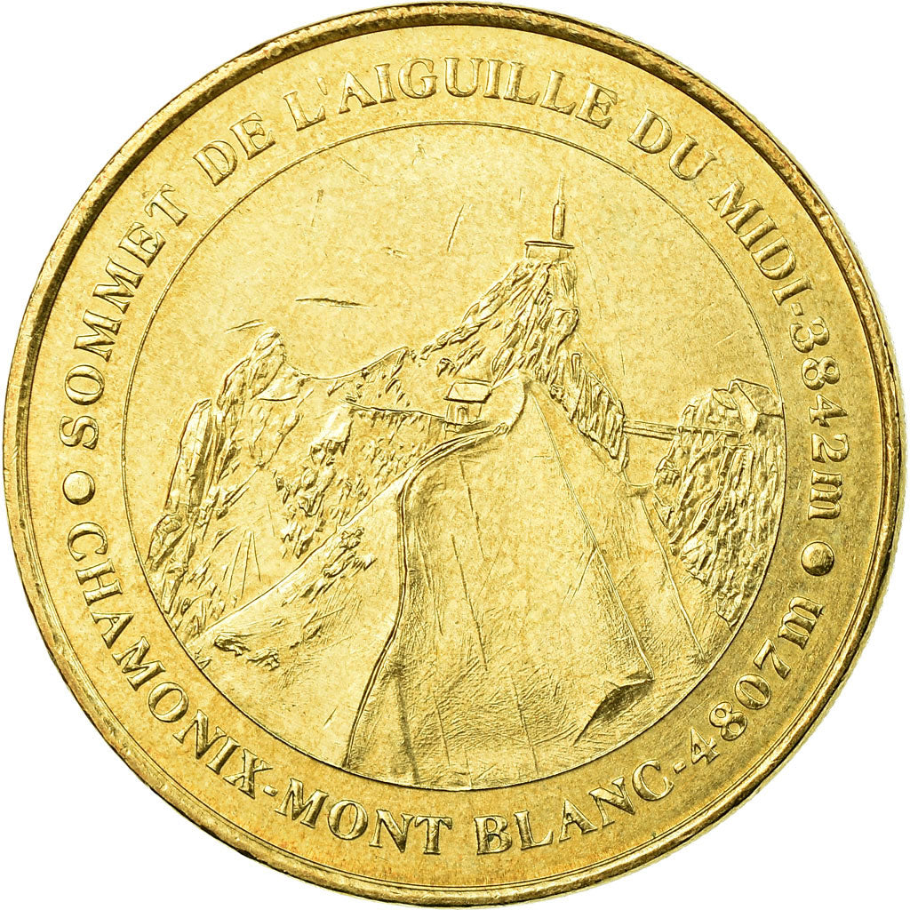 Frankreich, Token, Touristic token, Chamonix - Mont-Blanc - Sommet de l'aiguille