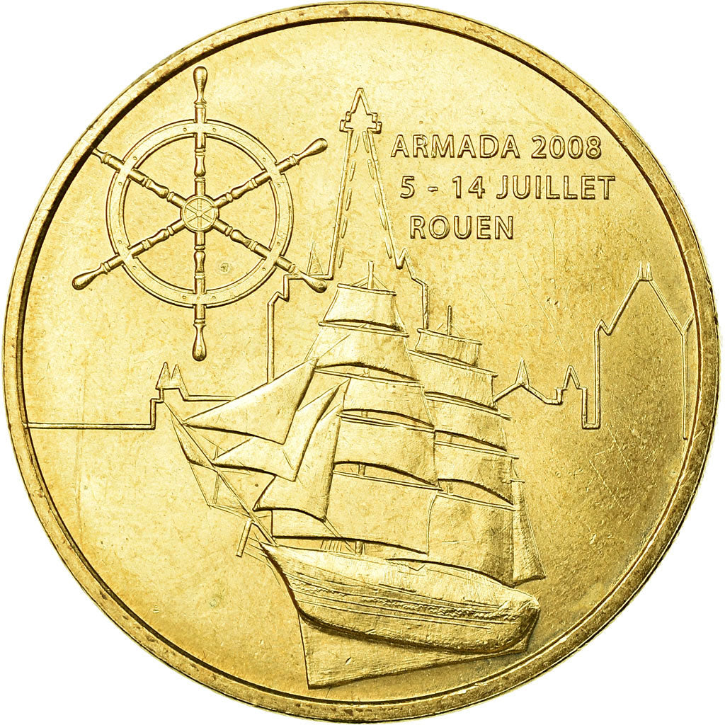 Francia, Token, Touristic token, Rouen - Armada du siècle voilier, Arts &