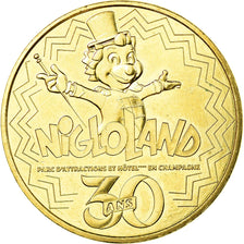 Francia, Token, Touristic token, Dolancourt - Nigloland - 30 ans, Arts &