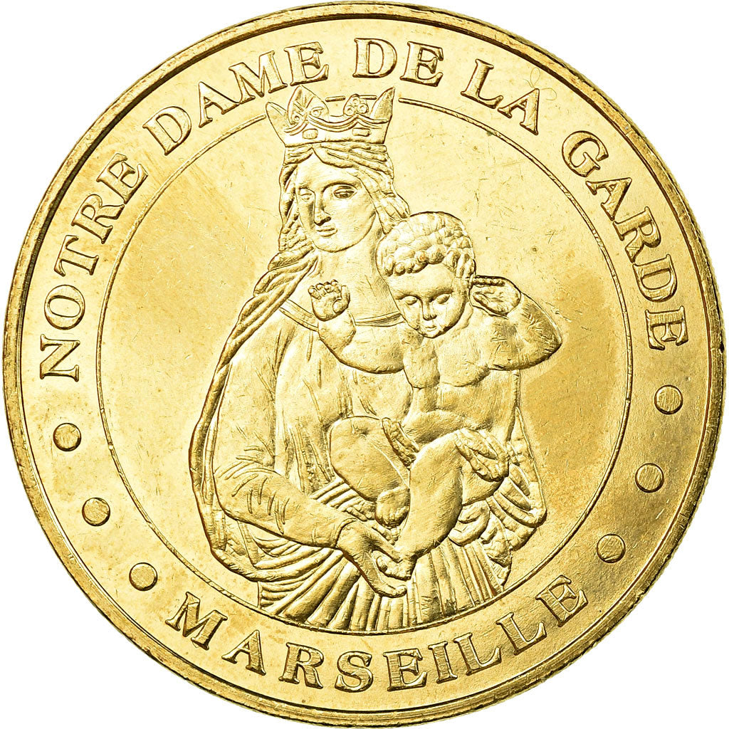France, Jeton, Jeton Touristique, Marseille - Notre Dame de la Garde n°3, Arts