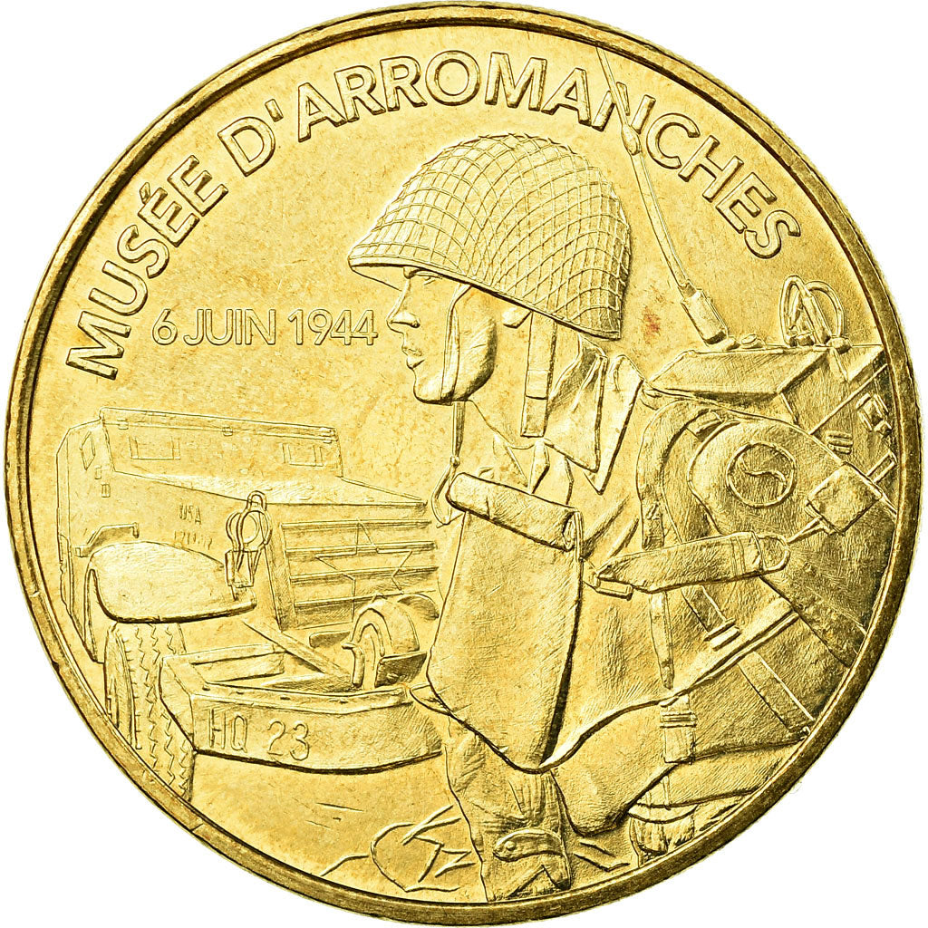 Frankreich, Token, Touristic token, Arromanches - Musée du Débarquement n°2