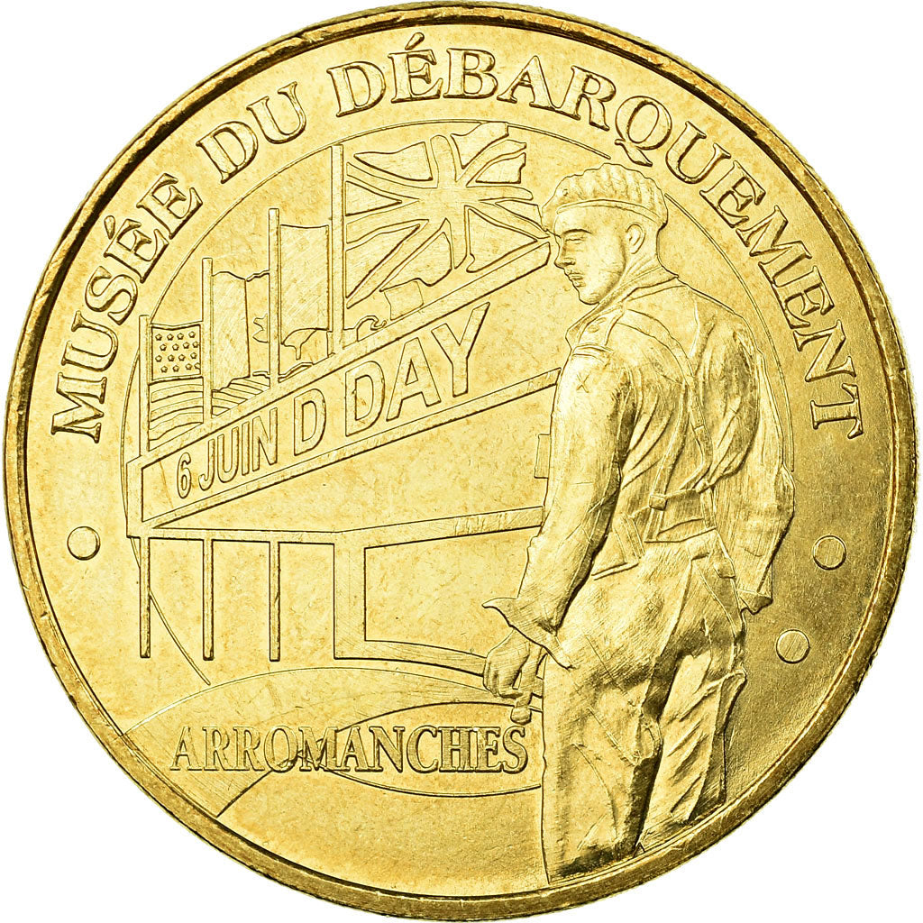 France, Token, Touristic token, Arromanches - Musée du débarquement n°3, Arts