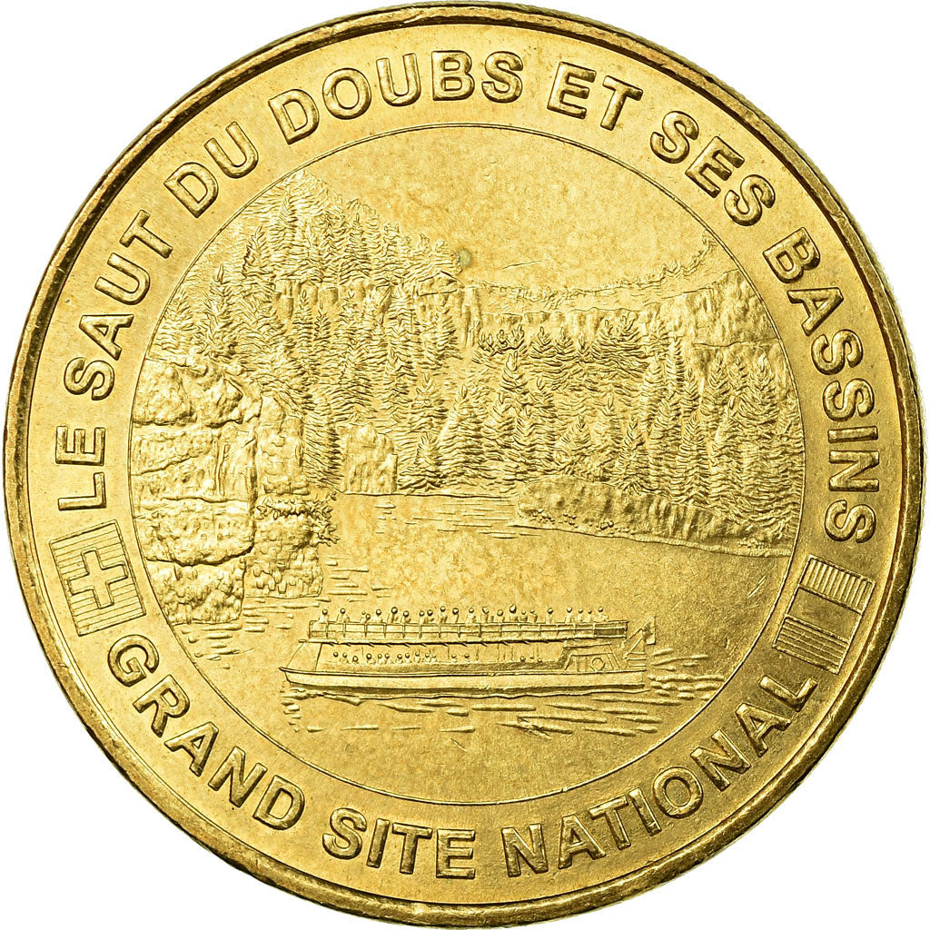 France, Jeton, Jeton Touristique, Villers-le-Lac - Le saut du Doubs n°2, Arts &