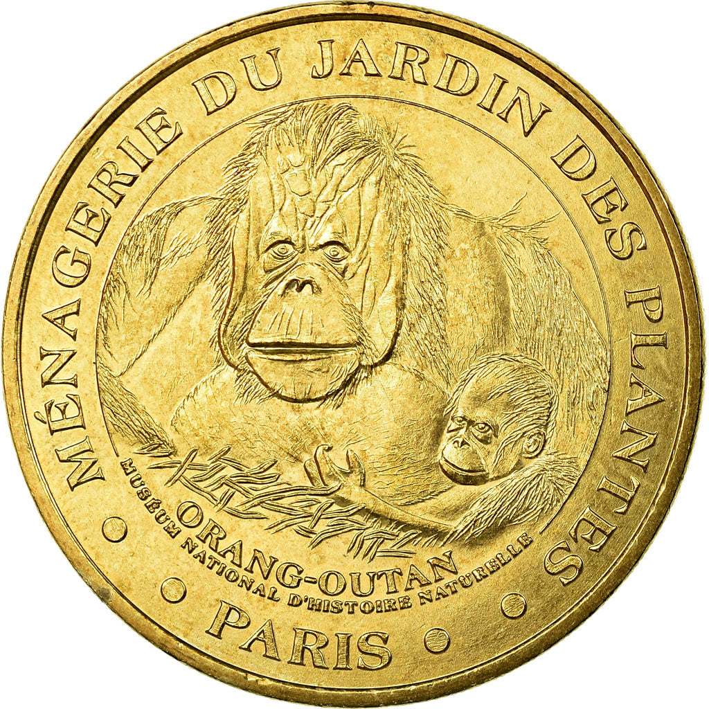 Francja, Token, Żeton turystyczny, Paris - Ménagerie du Jardin des Plantes