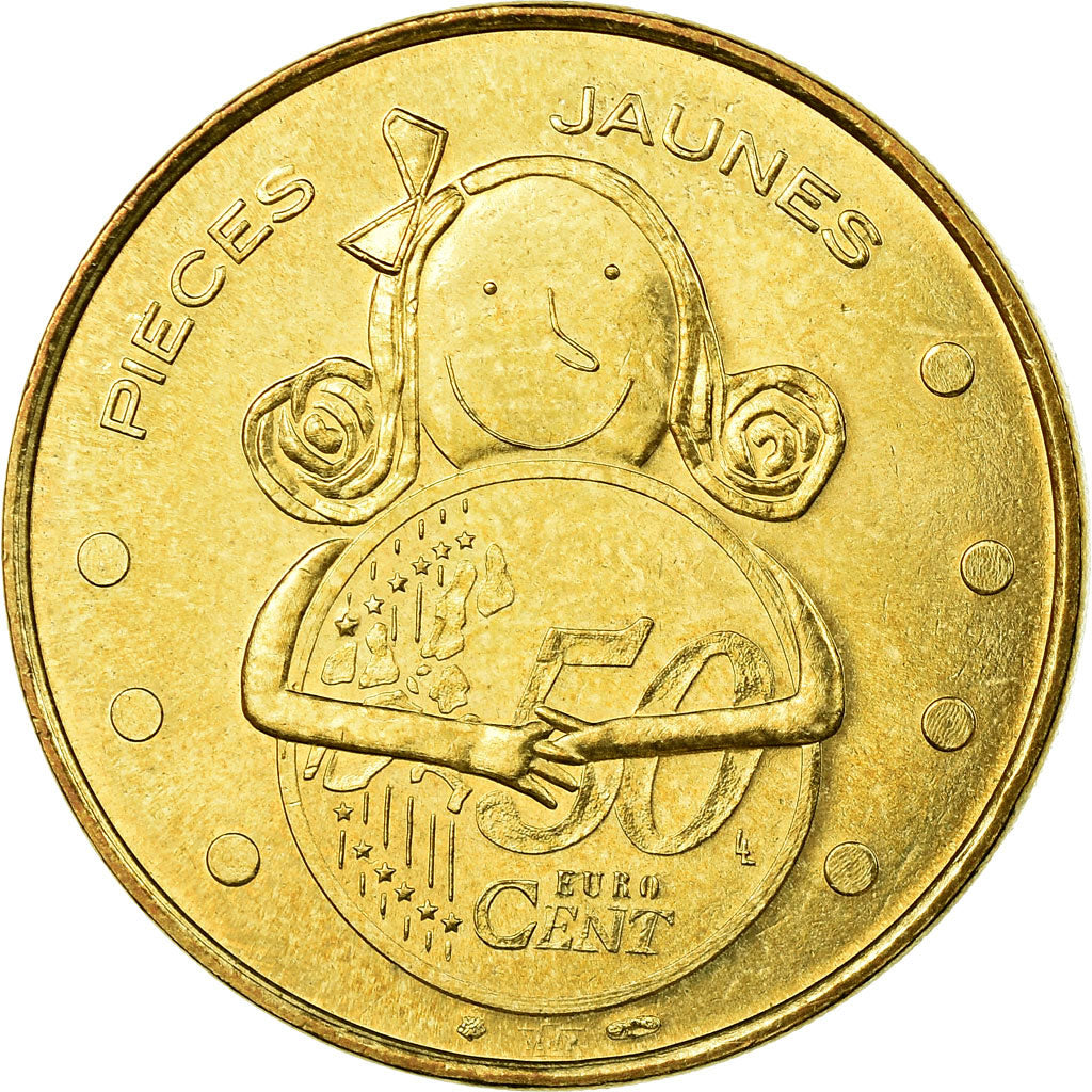 Frankrijk, Token, Toeristisch fiche, Paris -  Hopitaux  -  Pièces Jaunes, Arts