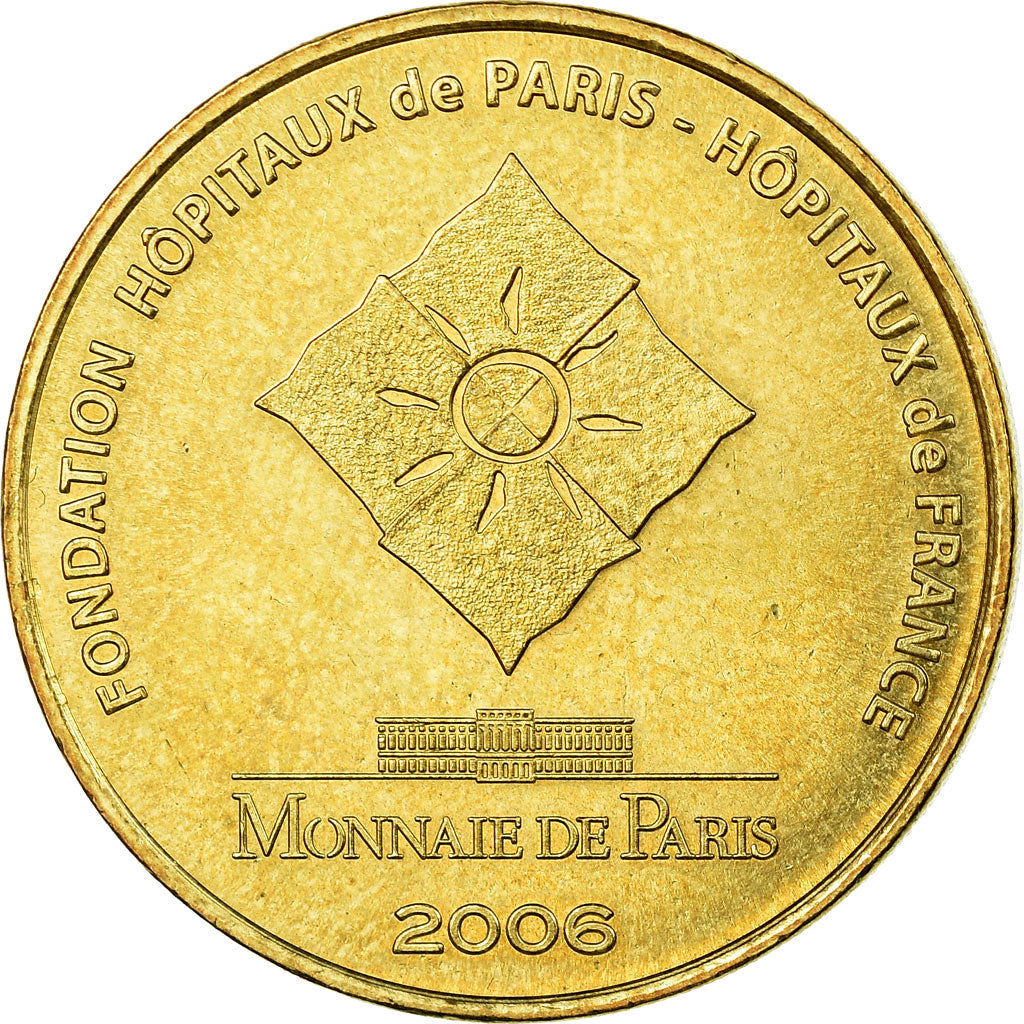 Frankrijk, Token, Toeristisch fiche, Paris -  Hopitaux  -  Pièces Jaunes, Arts