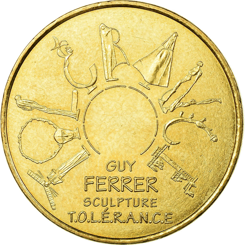 France, Jeton, Jeton Touristique, Paris - Hotel de la Monnaie - Guy Ferrer, Arts