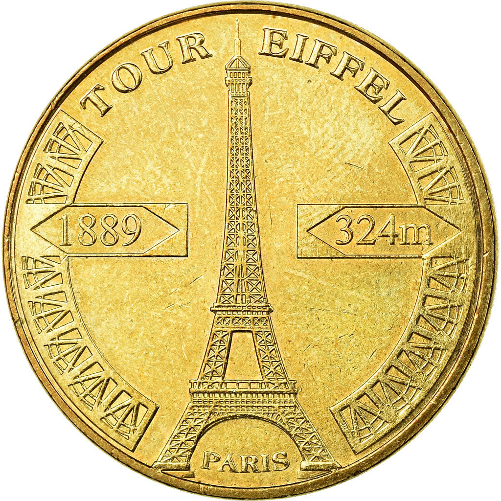 France, Token, Touristic token, Paris - Tour Eiffel n°4, Arts & Culture, 2008