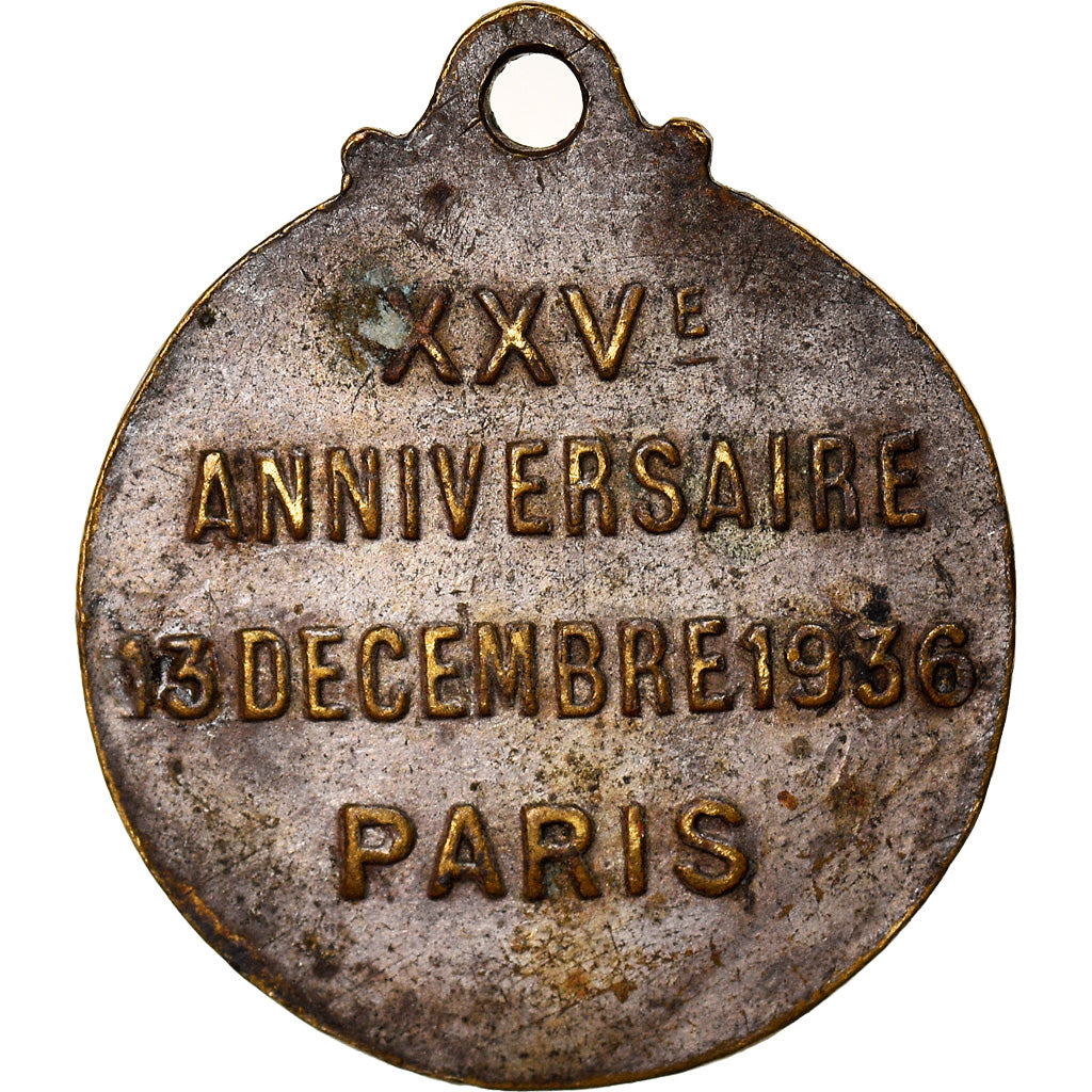 France, Medal, 25ème Anniversaire du Scoutisme en France, 1936, EF(40-45)