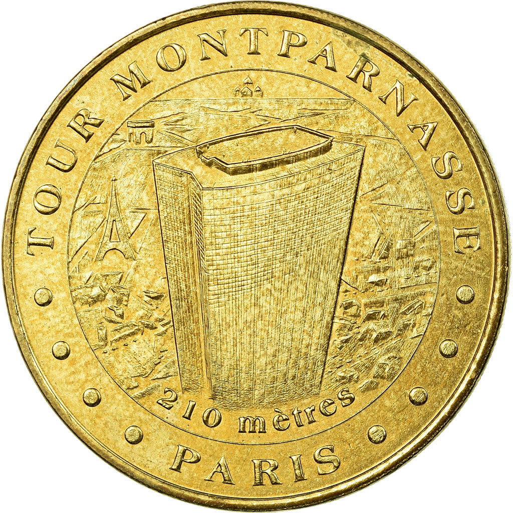 France, Token, Touristic token, Paris - Tour Montparnasse n°1, Arts & Culture