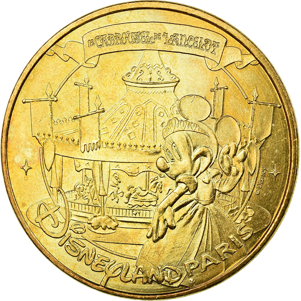 France, Token, Touristic token, Disneyland n° 23 -  Minnie le Carrousel de