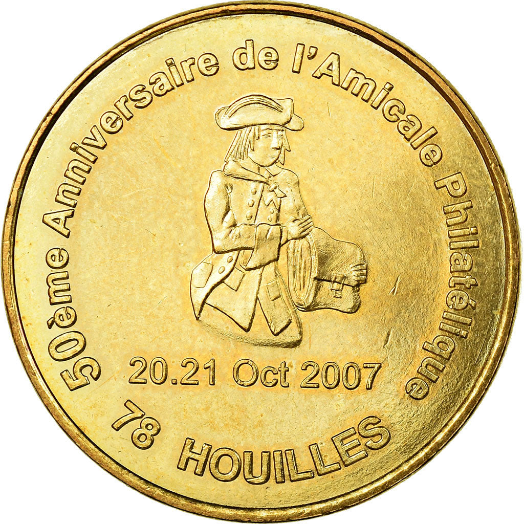 France, Jeton, Jeton Touristique, Houilles - Amicale philatélique - 50 ans