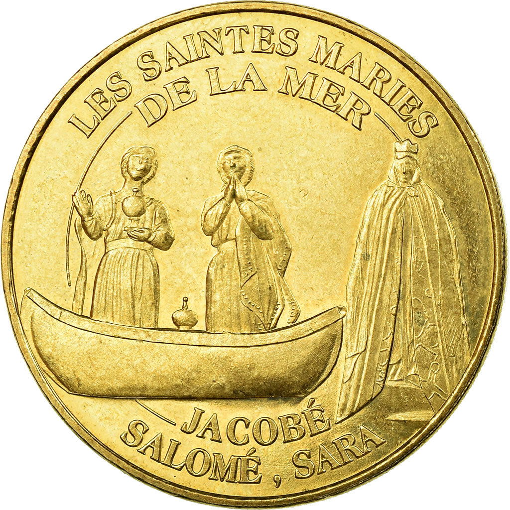 France, Token, Touristic token, les Saintes-Maries-de-la-Mer - Eglise n°2 -