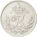 DENMARK, 25 Ore, 1958, Copenhagen, KM #842.2, AU(55-58), Copper-Nickel, 23, 4.53