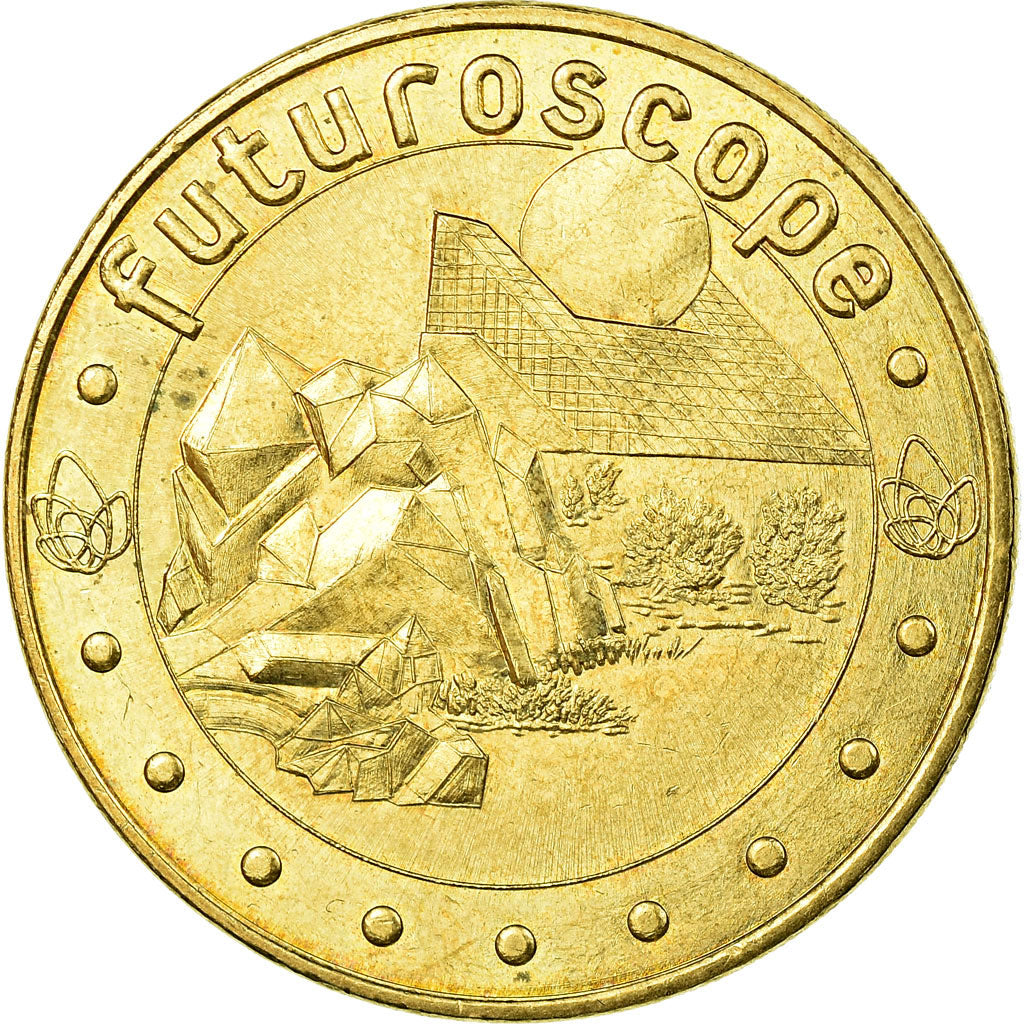 Francia, Token, Jetón turístico, Jaunay-Clan  Futuroscope n°5, Arts &