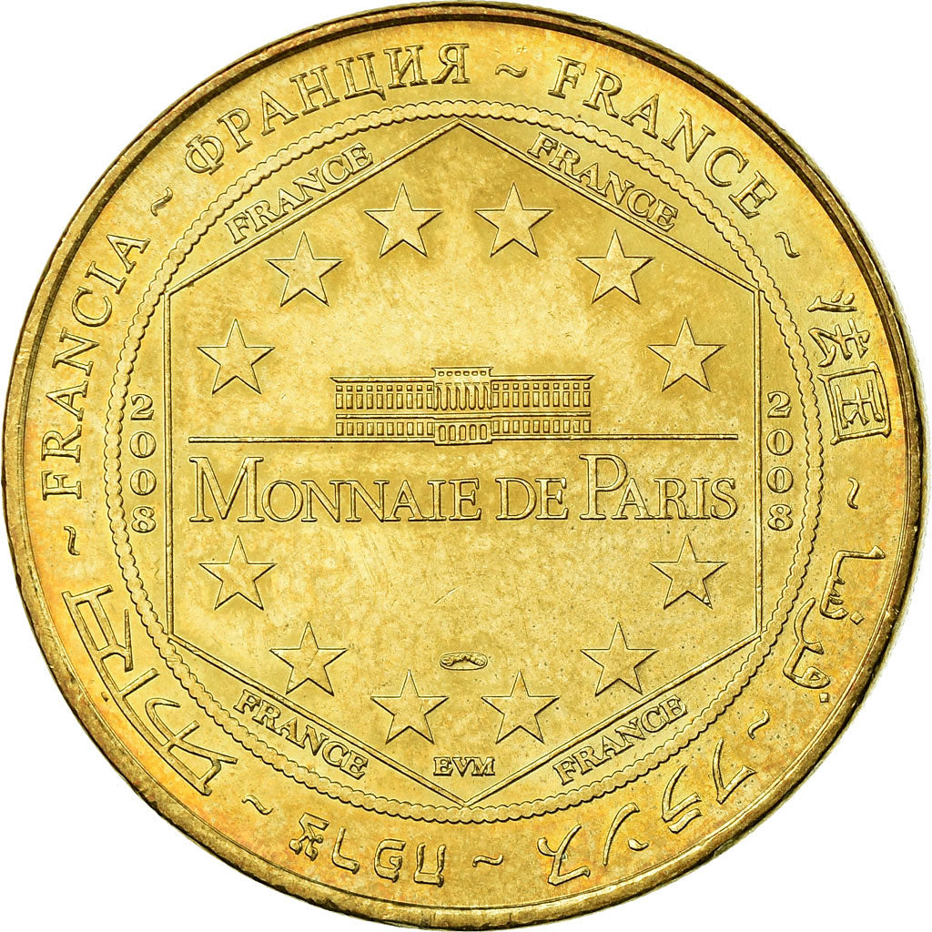 France, Token, Touristic token, Paris - Les 4 monuments, Arts & Culture, 2008