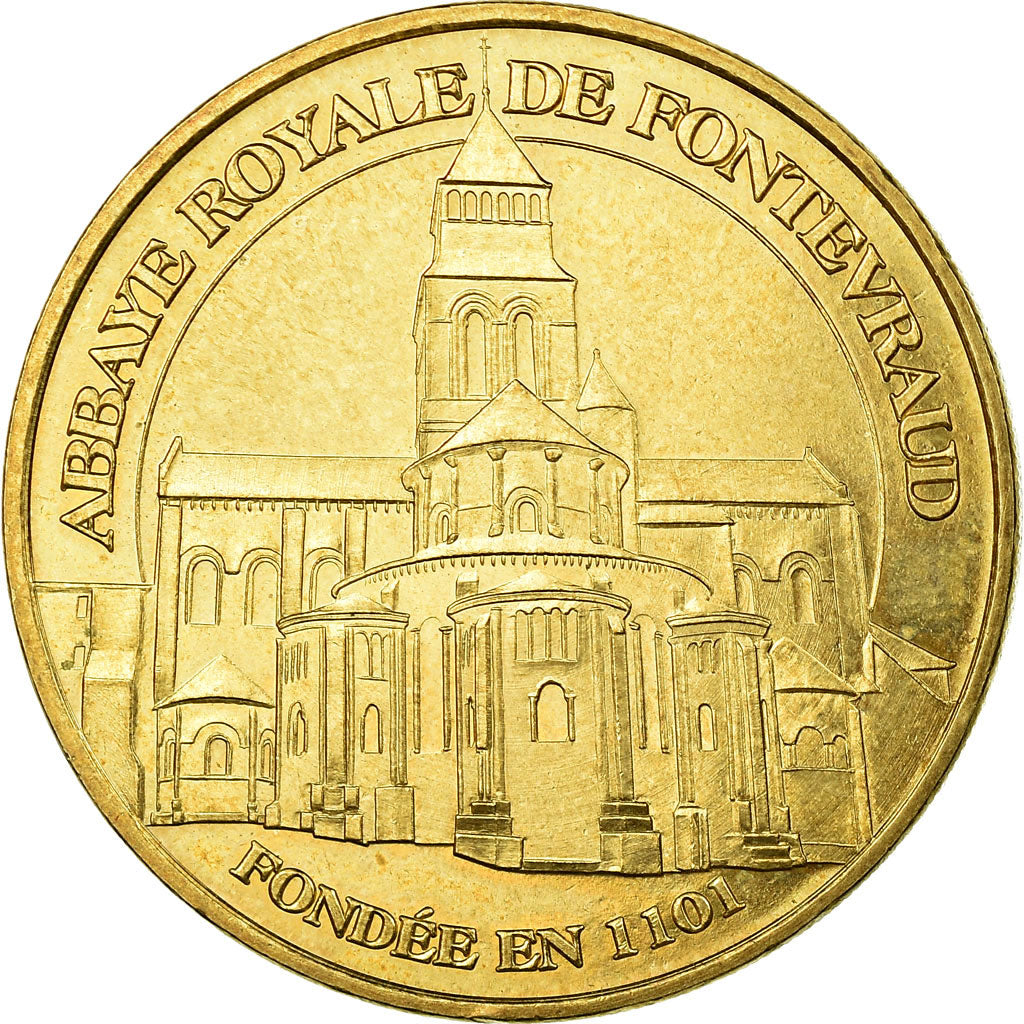 France, Token, Touristic token, Fontevraud - Abbaye royale n°3, Arts & Culture