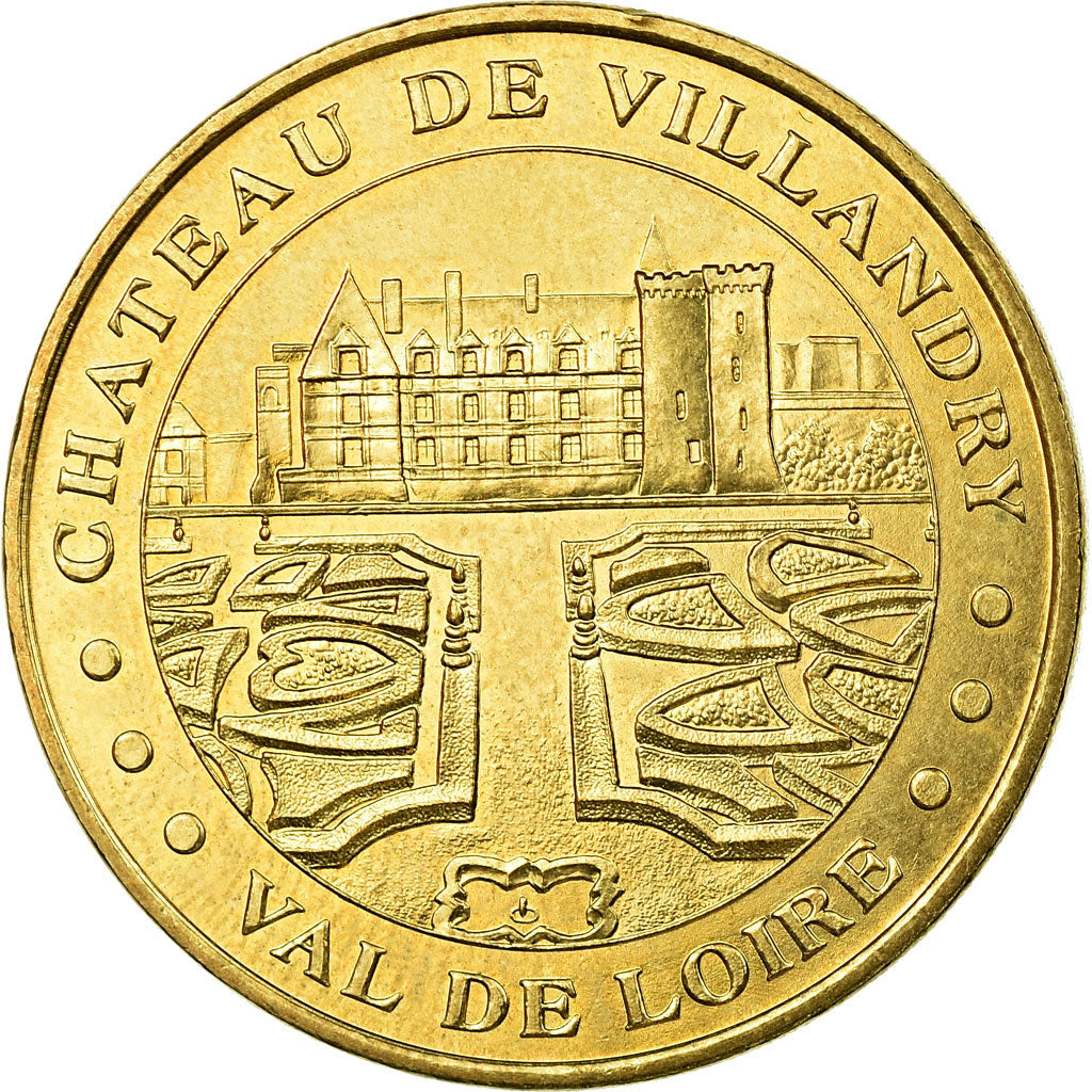 Francja, Token, Żeton turystyczny, 37/ Château de Villandry, Sztuka i Kultura
