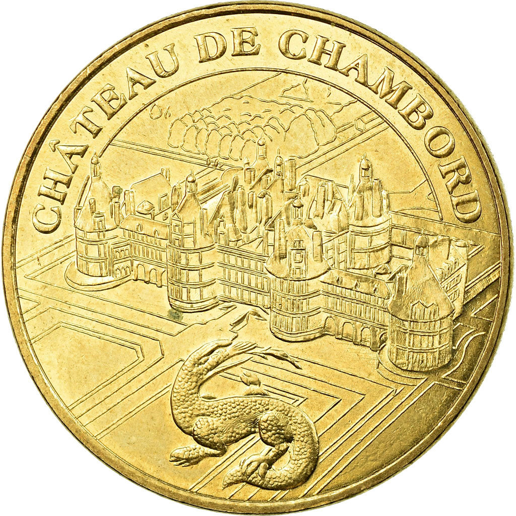 France, Token, Touristic token, 41/ Château de Chambord - Salamandre, Arts &