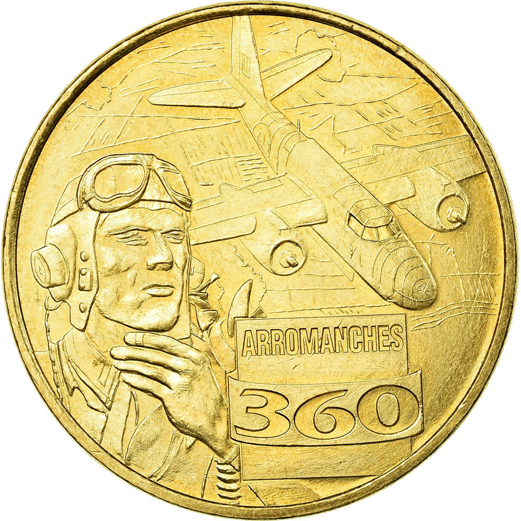 France, Token, Touristic token, Arromanches - 360 n°2, Arts & Culture, 2008