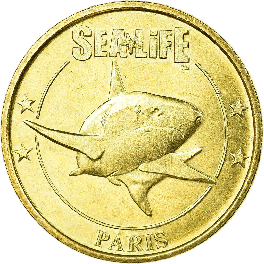 France, Token, Touristic token, Serris - Aquarium Sea Life n°4, Arts & Culture