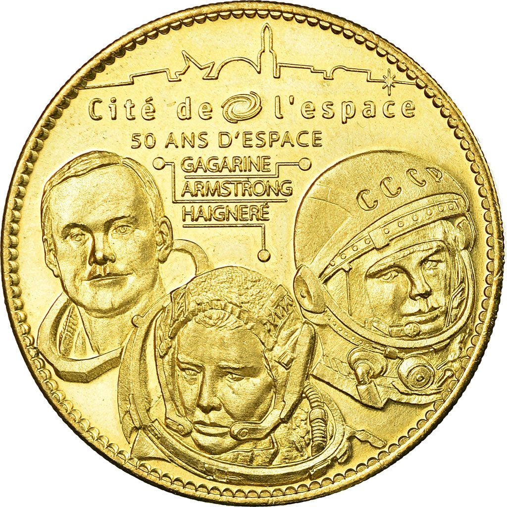 France, Token, Touristic token, Toulouse - Cité de l'Espace n°2, Arts &