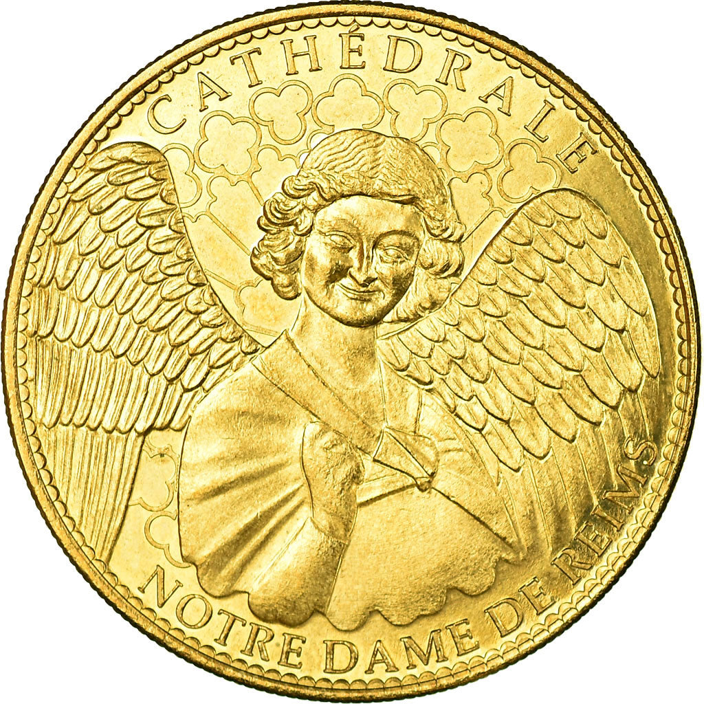Francia, Token, Touristic token, Reims - Cathédrale n°2 - Ange, Arts &