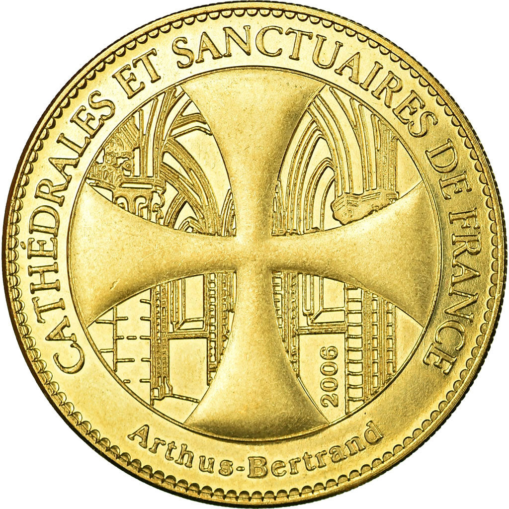 Francia, Token, Touristic token, Reims - Cathédrale n°2 - Ange, Arts &