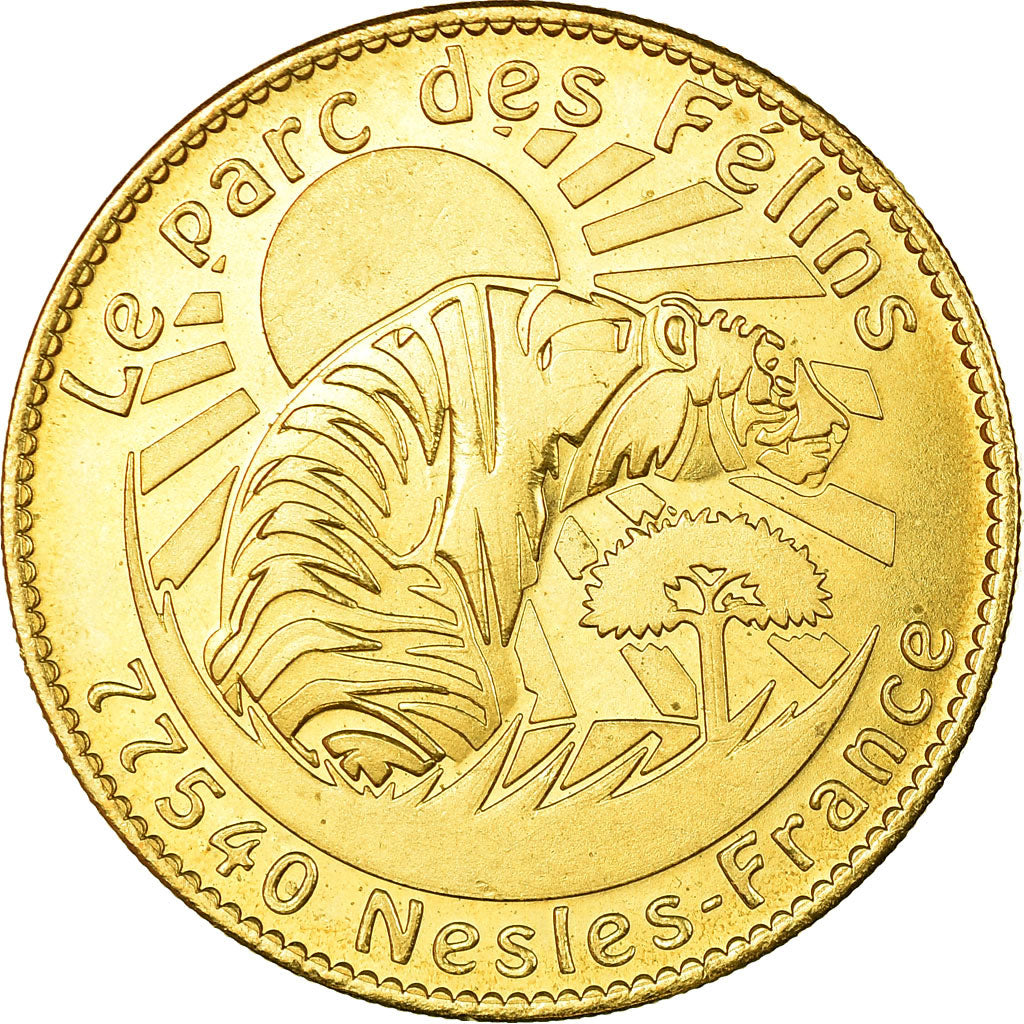 França, Token, Token turístico, Nesles - Le parc des félins, Artes e Cultura