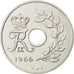 DENMARK, 25 Ore, 1966, Copenhagen, KM #855.1, AU(55-58), Copper-Nickel, 23, 4.31
